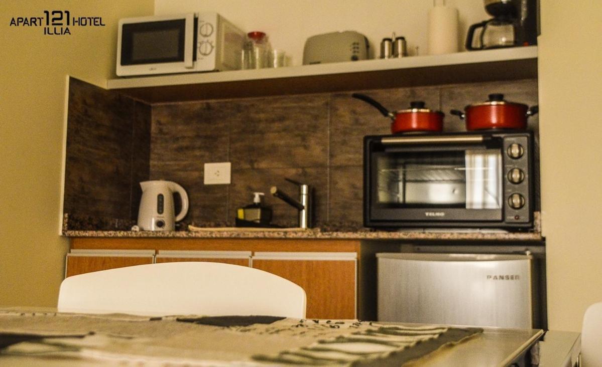 Illia 121 Apart Hotel Neuquén Eksteriør bilde